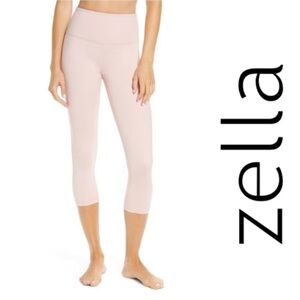 Zella Light Pink Leggings Capri Size Small